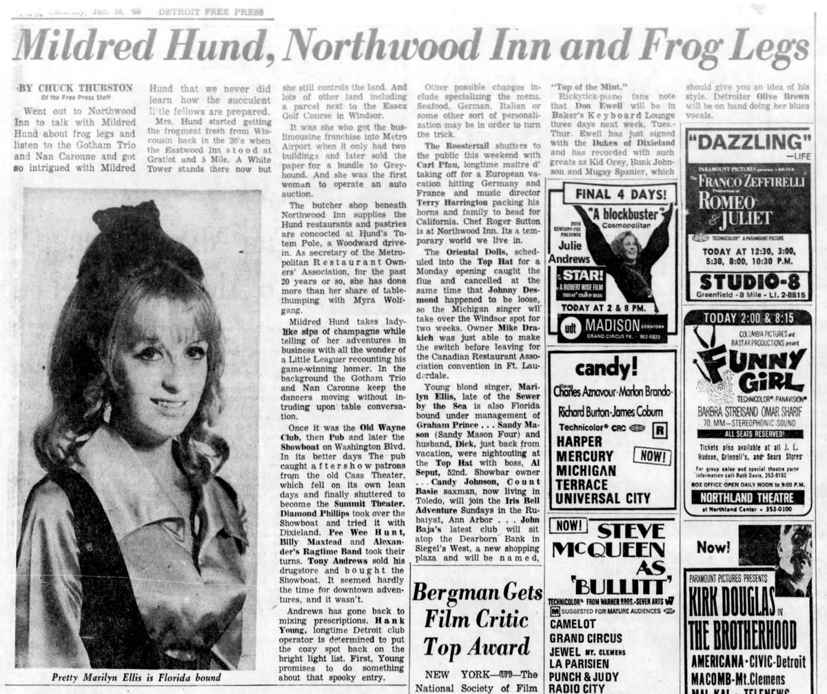 Northwood Inn - January 1969 Article (newer photo)